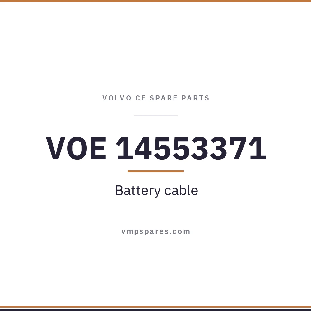VOE 14553371 – Battery cable