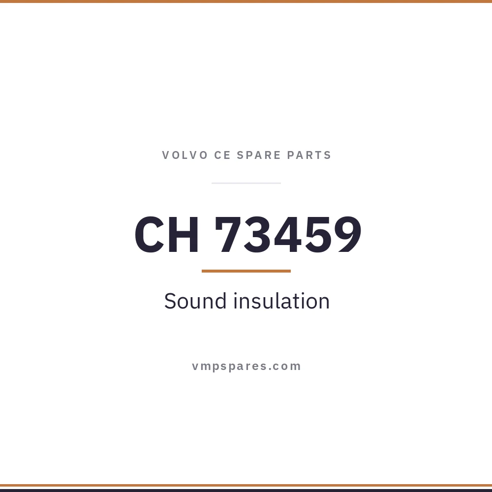 CH 73459 – Sound insulation