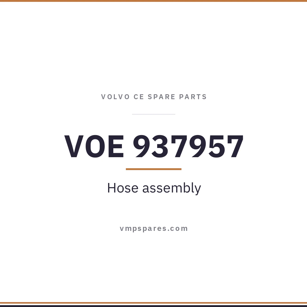 VOE 937957 – Hose assembly