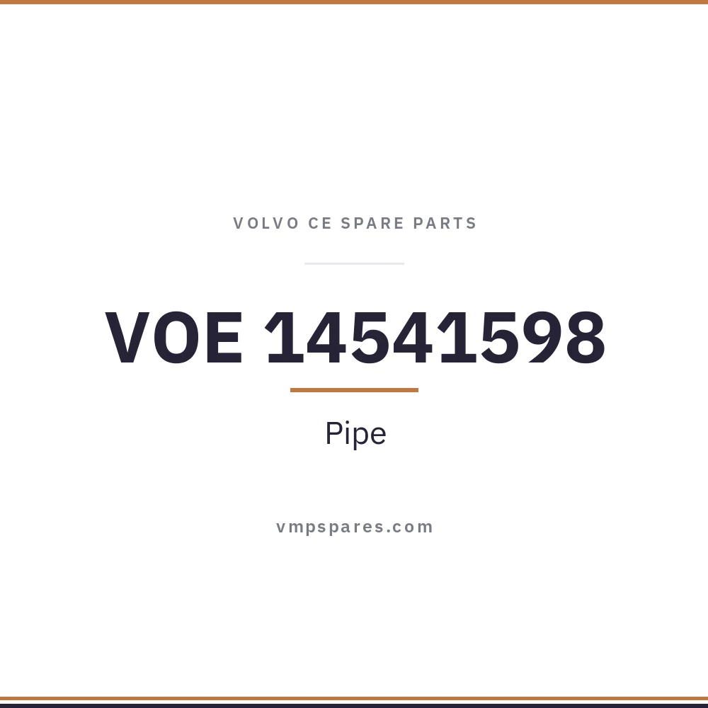 VOE 14541598 – Pipe