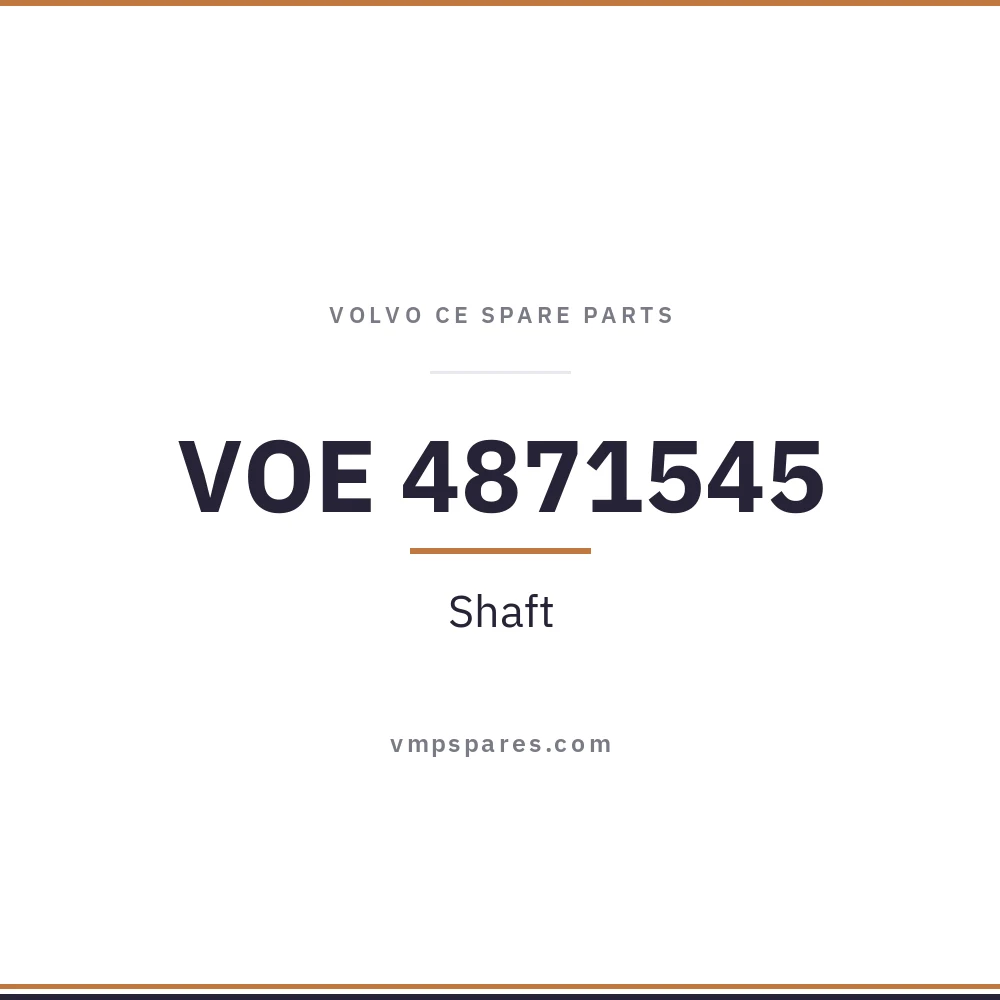 VOE 4871545 – Shaft