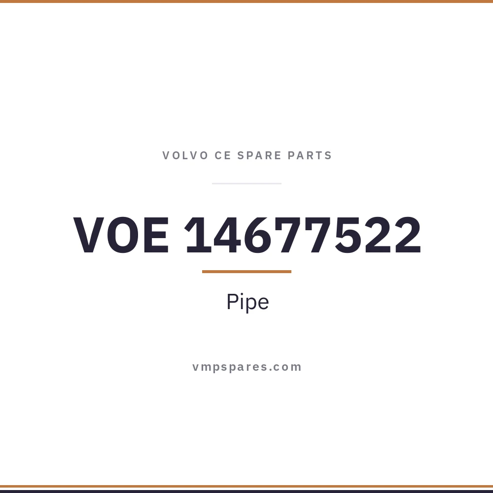 VOE 14677522 – Pipe