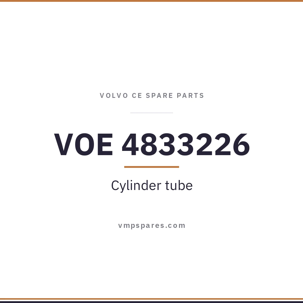 VOE 4833226 – Cylinder tube