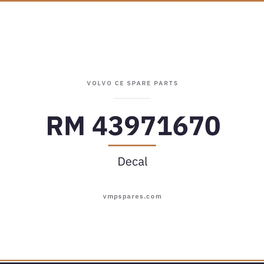 RM 43971670 – Decal