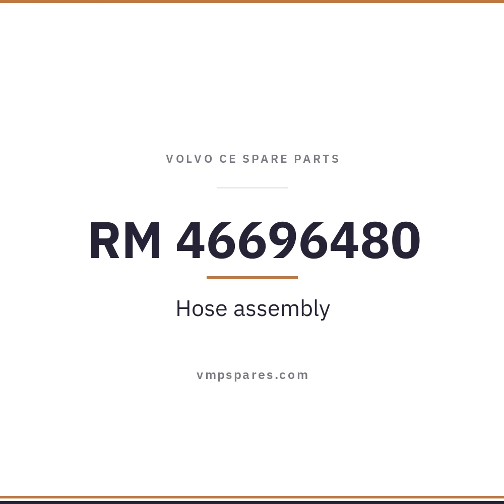 RM 46696480 – Hose assembly