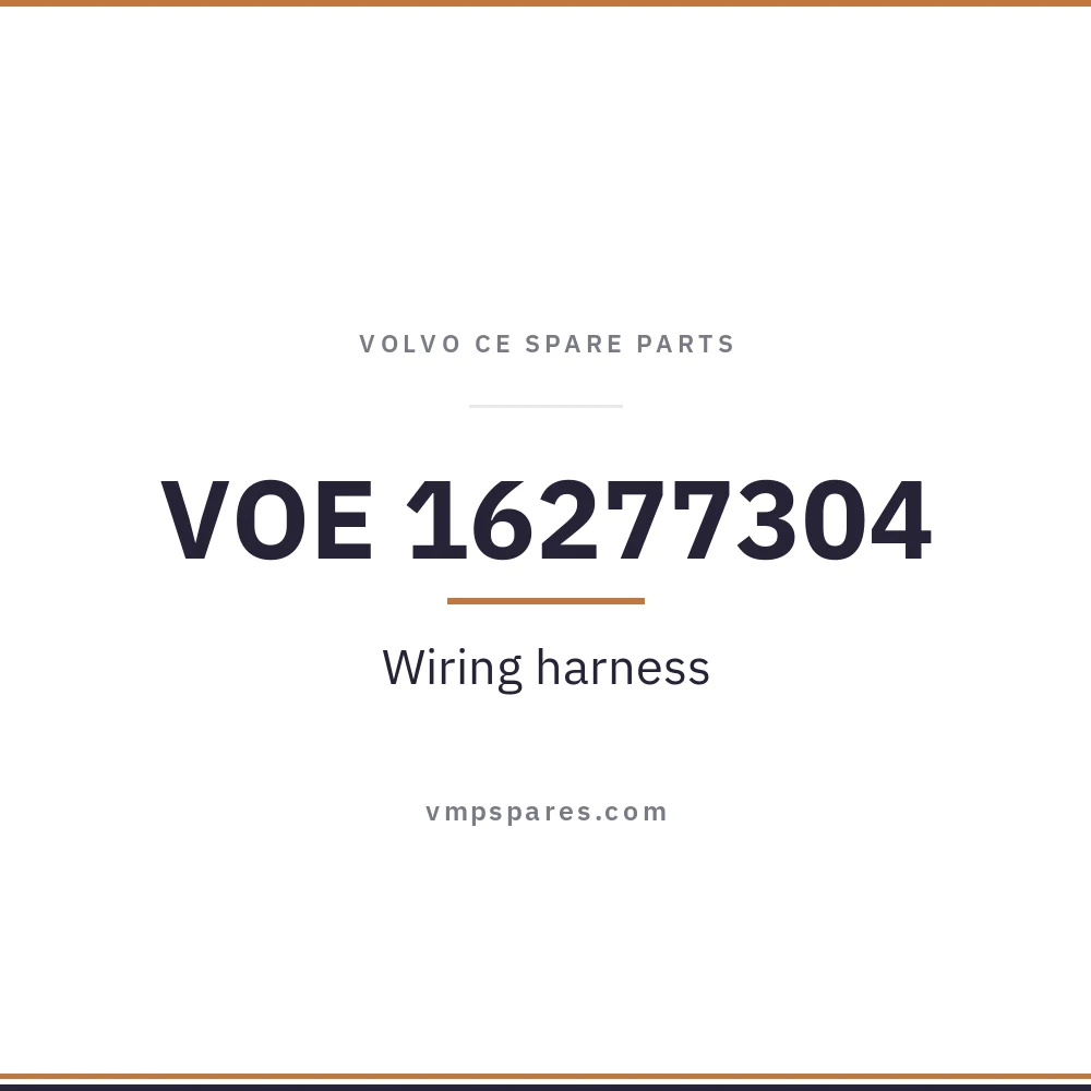VOE 16277304 – Wiring harness