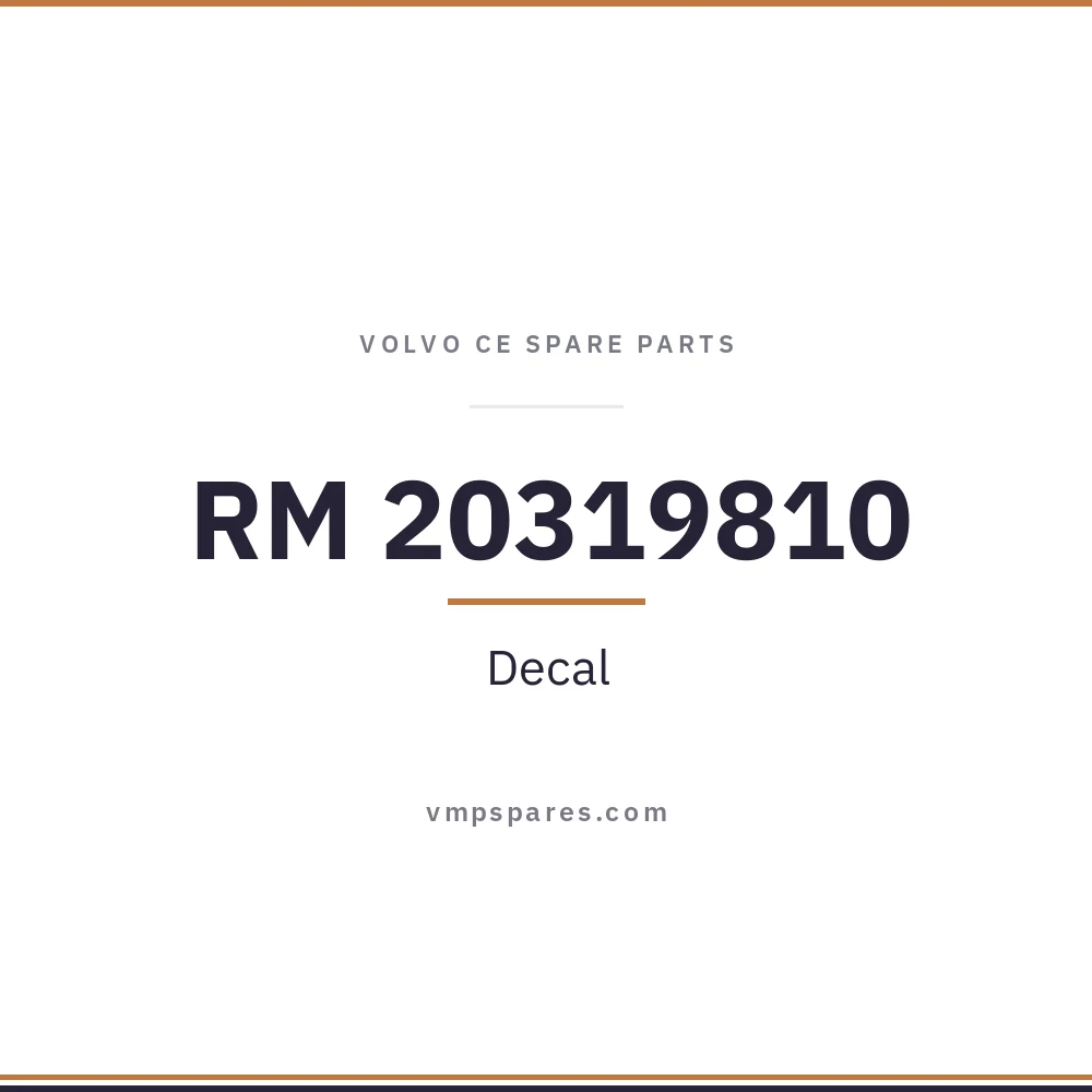 RM 20319810 – Decal