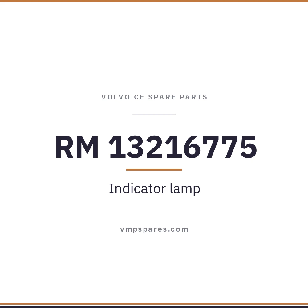 RM 13216775 – Indicator lamp