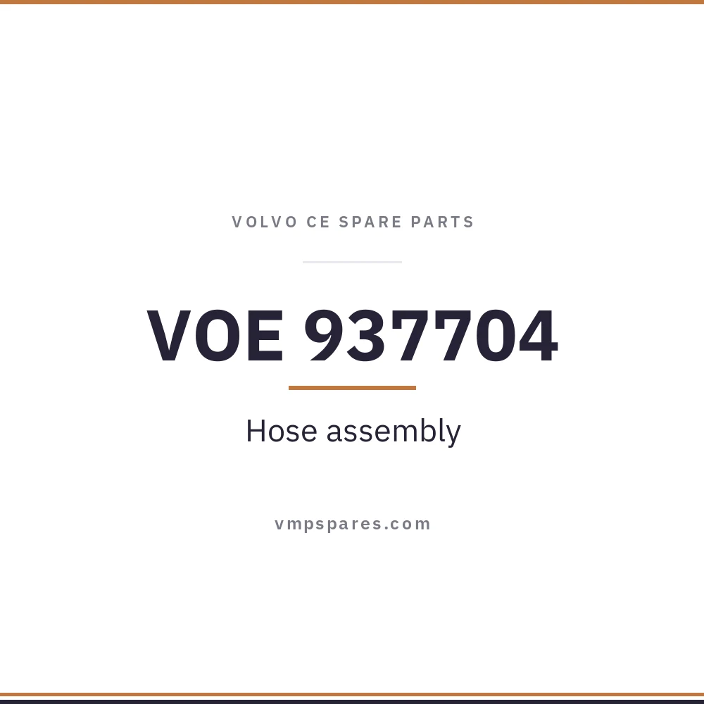 VOE 937704 – Hose assembly
