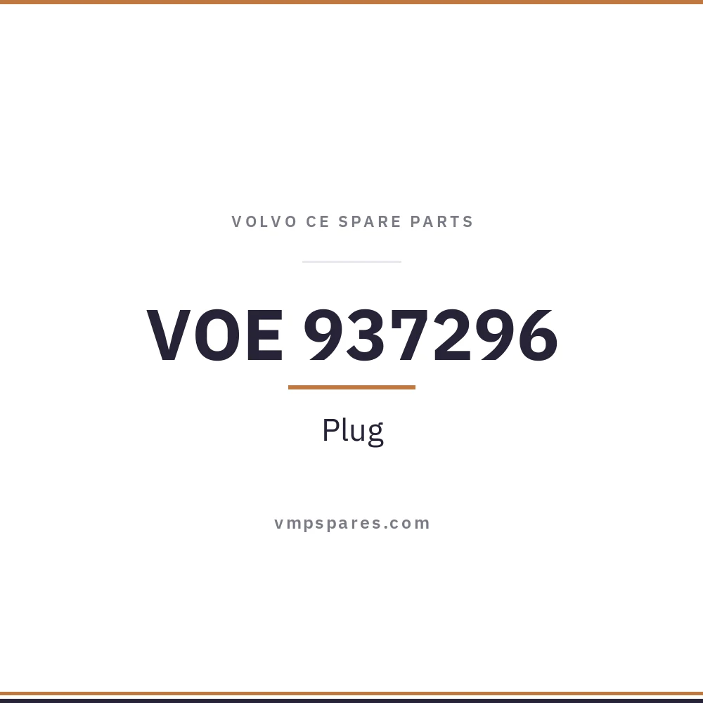 VOE 937296 – Plug