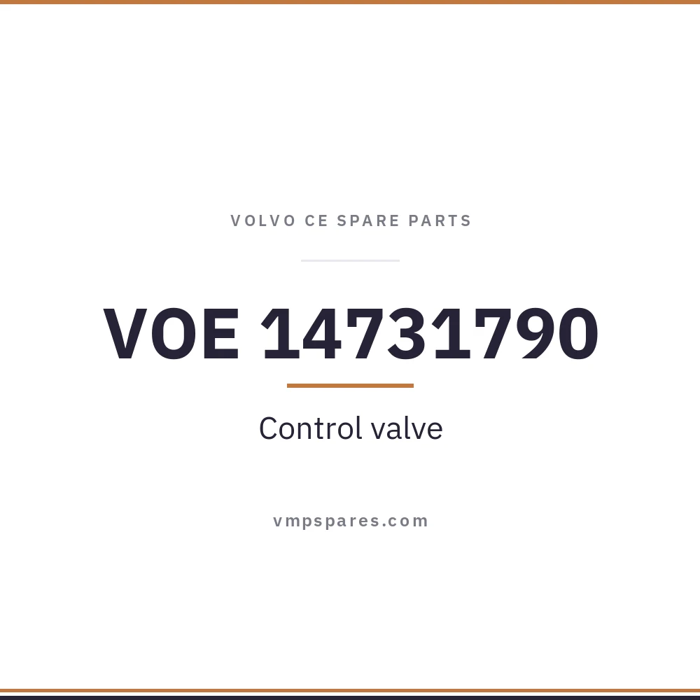 VOE 14731790 – Control valve