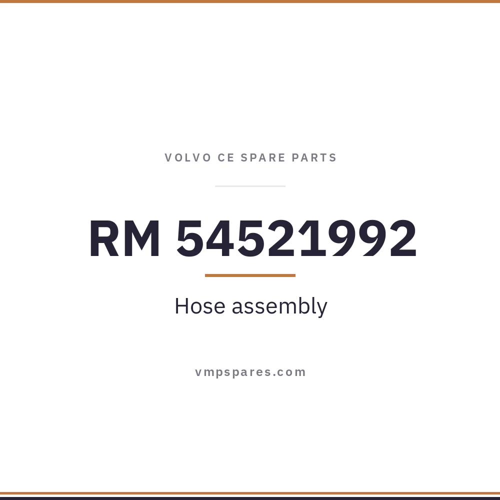 RM 54521992 – Hose assembly