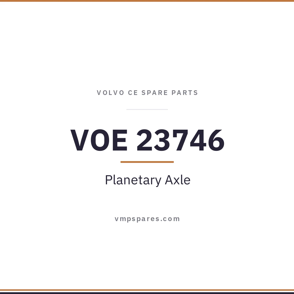 VOE 23746 – Planetary Axle