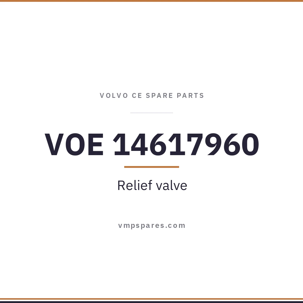 VOE 14617960 – Relief valve