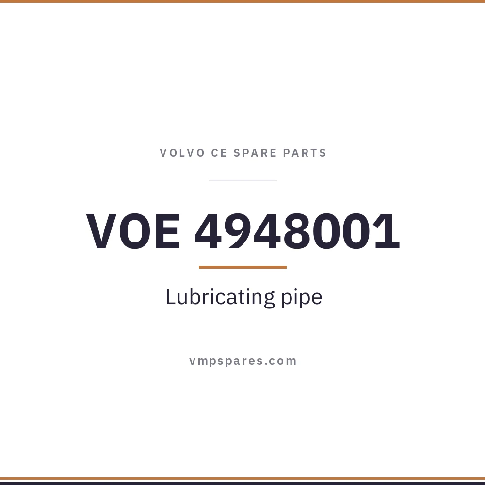 VOE 4948001 – Lubricating pipe