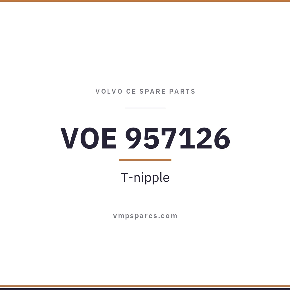 VOE 957126 – T-nipple