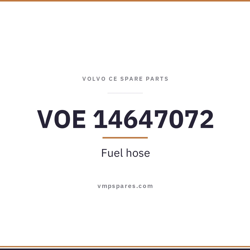VOE 14647072 – Fuel hose