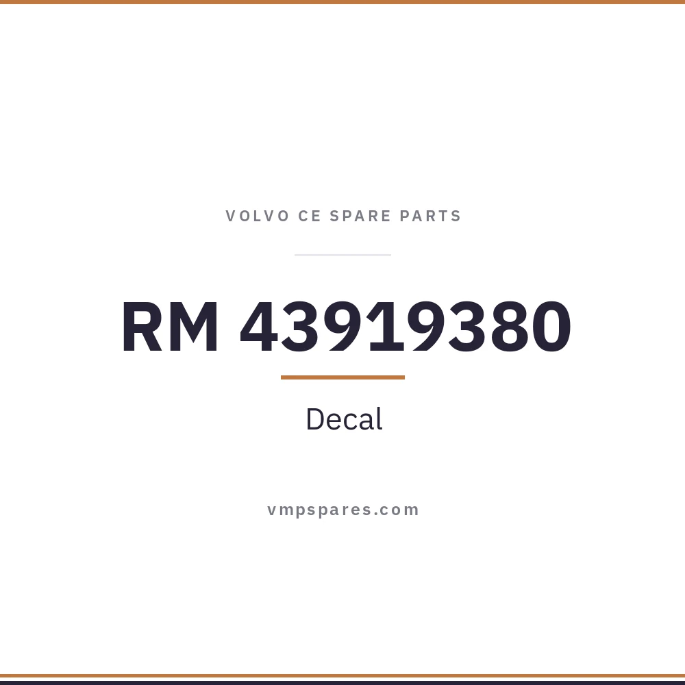 RM 43919380 – Decal