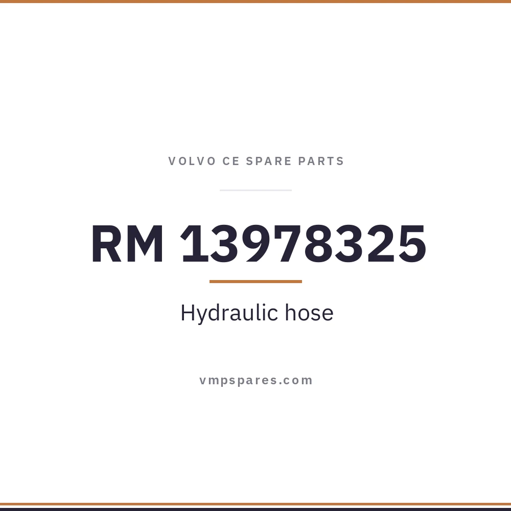 RM 13978325 – Hydraulic hose