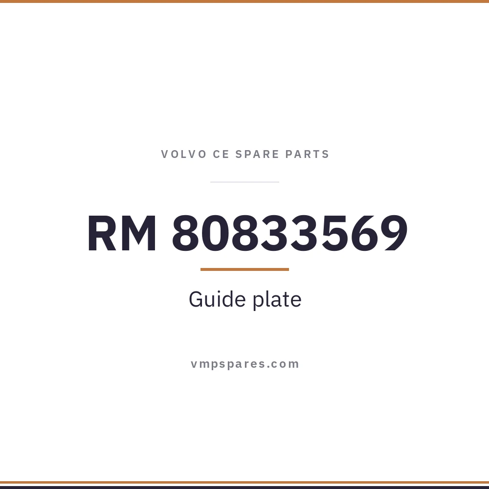 RM 80833569 – Guide plate