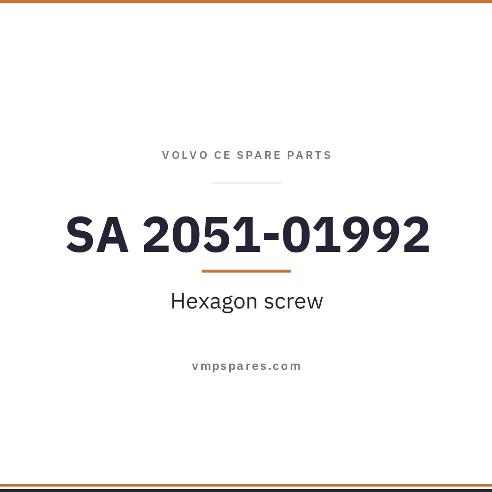 SA 2051-01992 – Hexagon screw