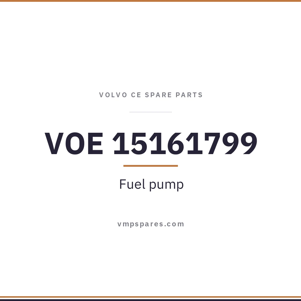 VOE 15161799 – Fuel pump