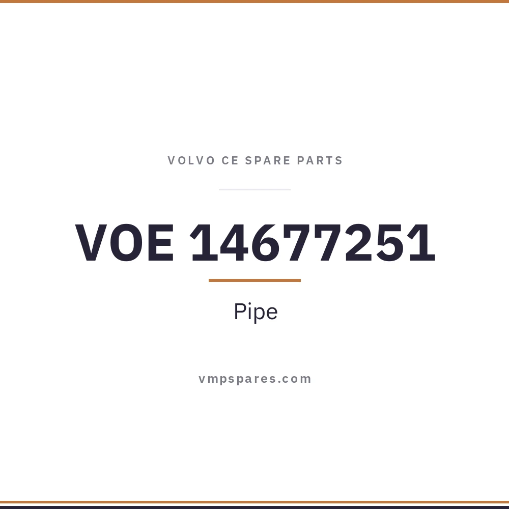 VOE 14677251 – Pipe
