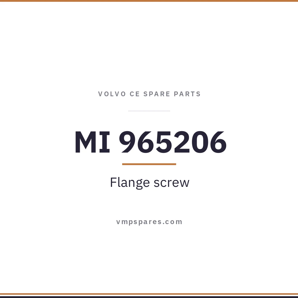 MI 965206 – Flange screw