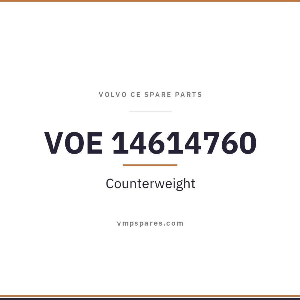 VOE 14614760 – Counterweight