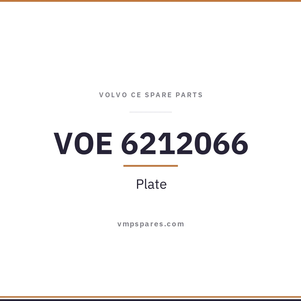 VOE 6212066 – Plate
