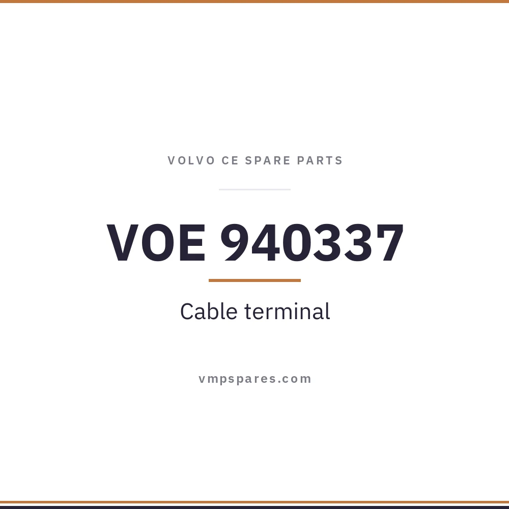 VOE 940337 – Cable terminal
