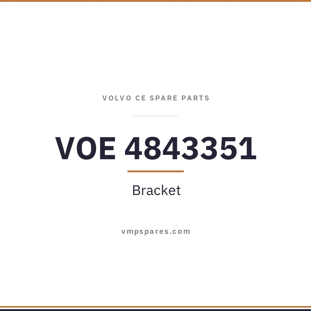 VOE 4843351 – Bracket
