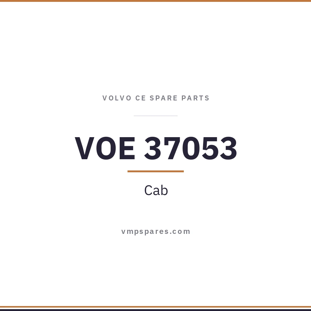 VOE 37053 – Cab