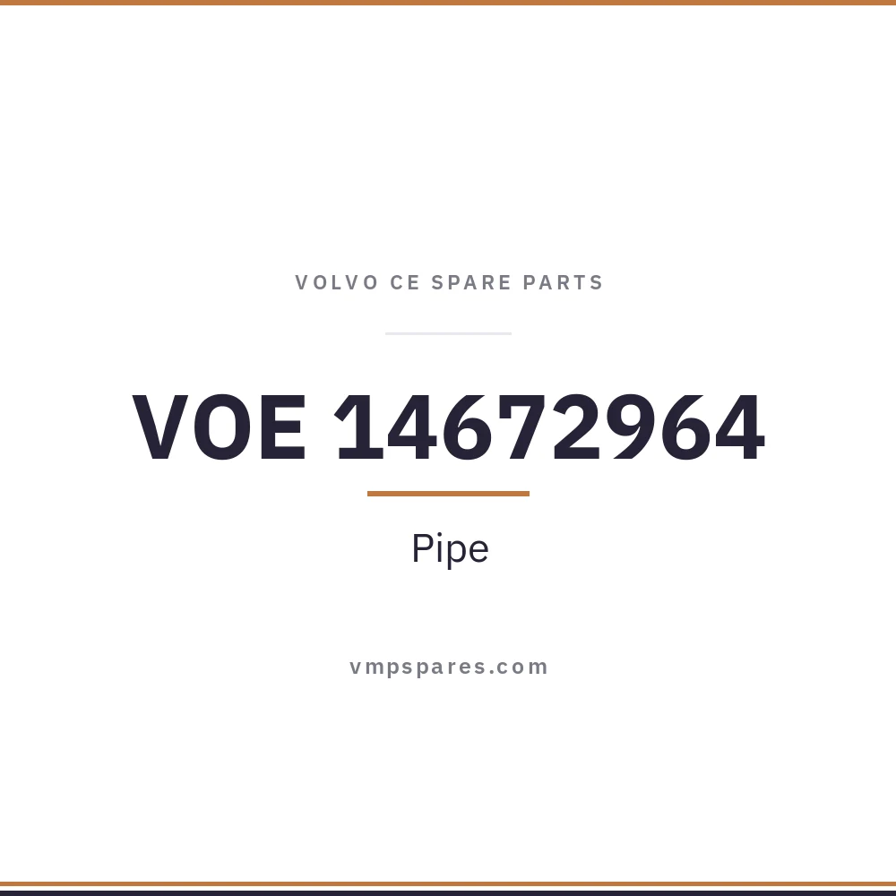 VOE 14672964 – Pipe