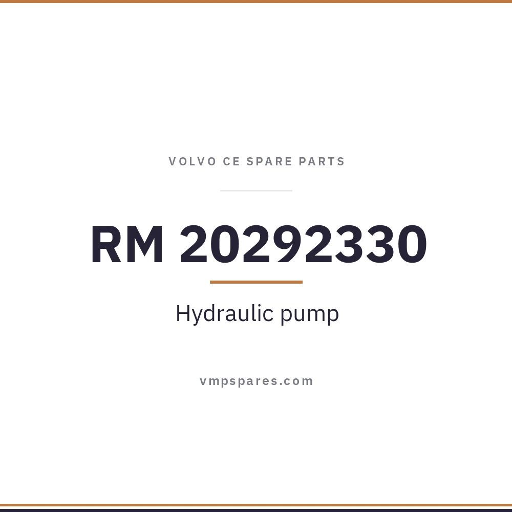 RM 20292330 – Hydraulic pump