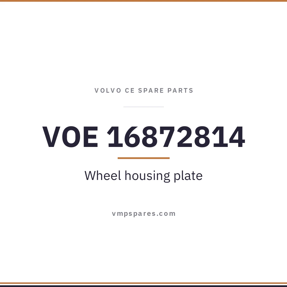 VOE 16872814 – Wheel housing plate