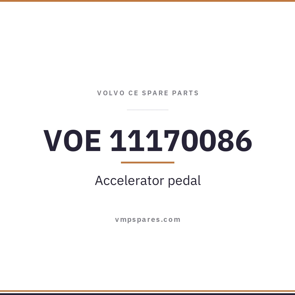 VOE 11170086 – Accelerator pedal