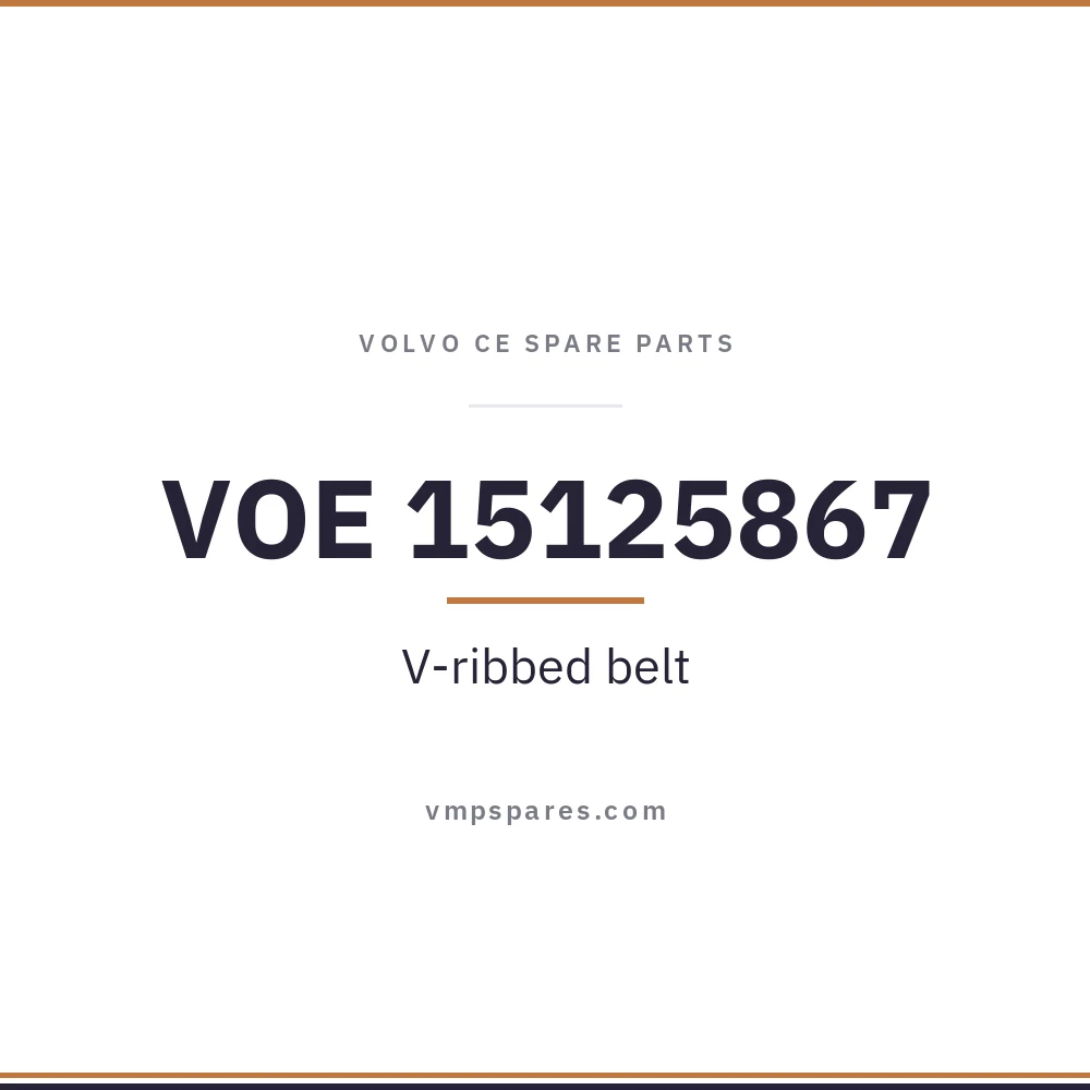 VOE 15125867 – V-ribbed belt