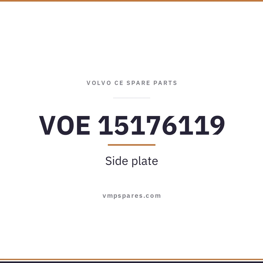 VOE 15176119 – Side plate