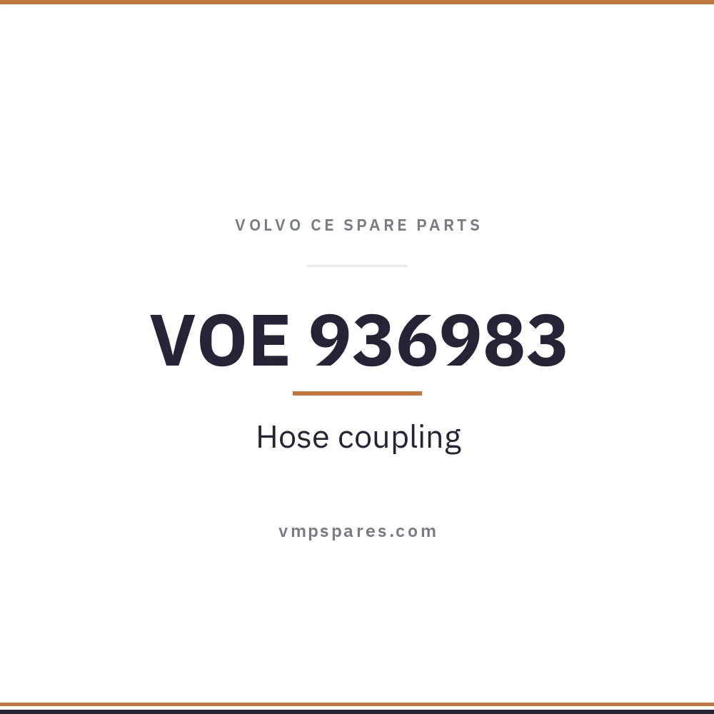 VOE 936983 – Hose coupling