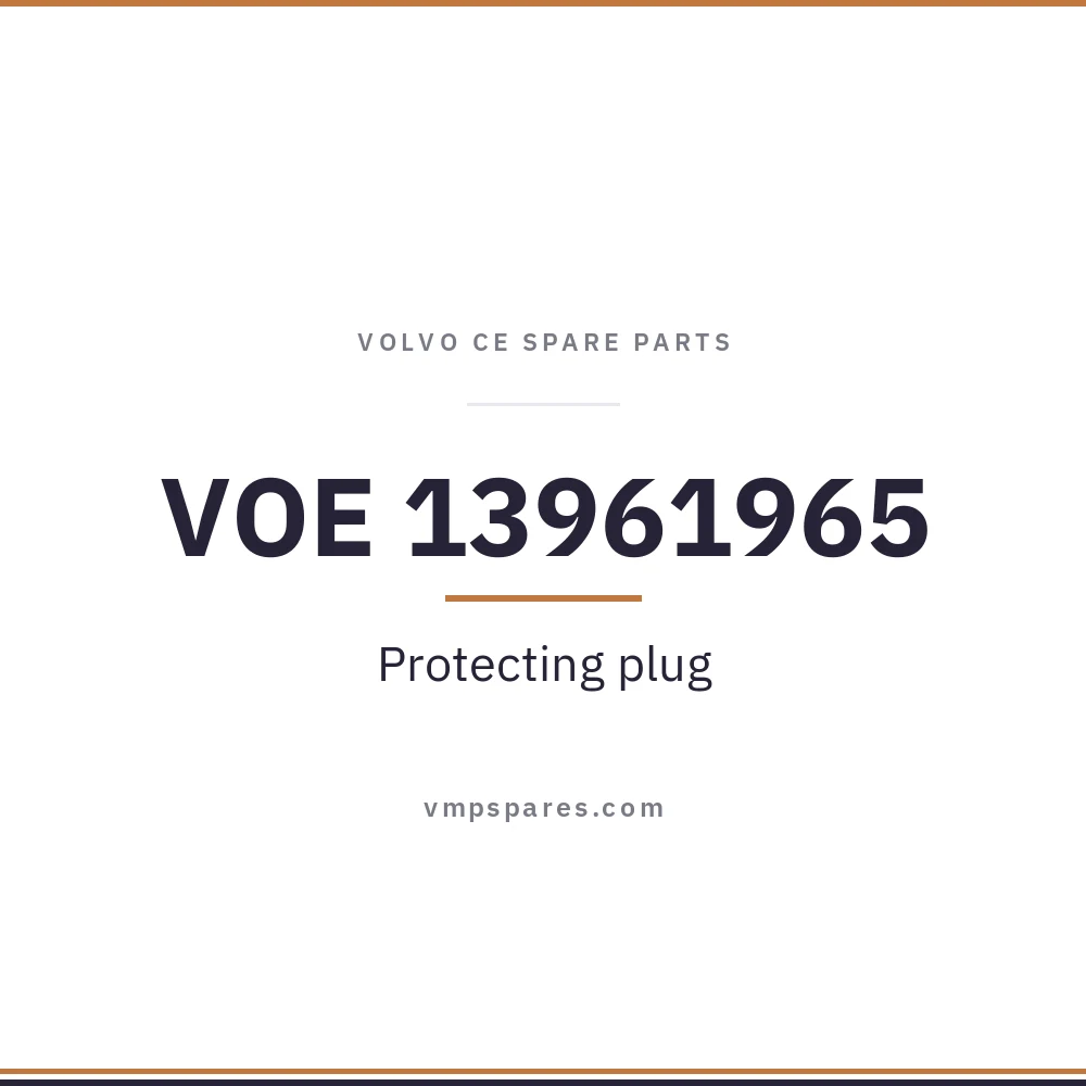 VOE 13961965 – Protecting plug