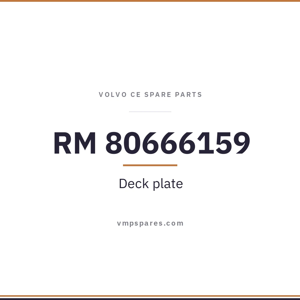 RM 80666159 – Deck plate