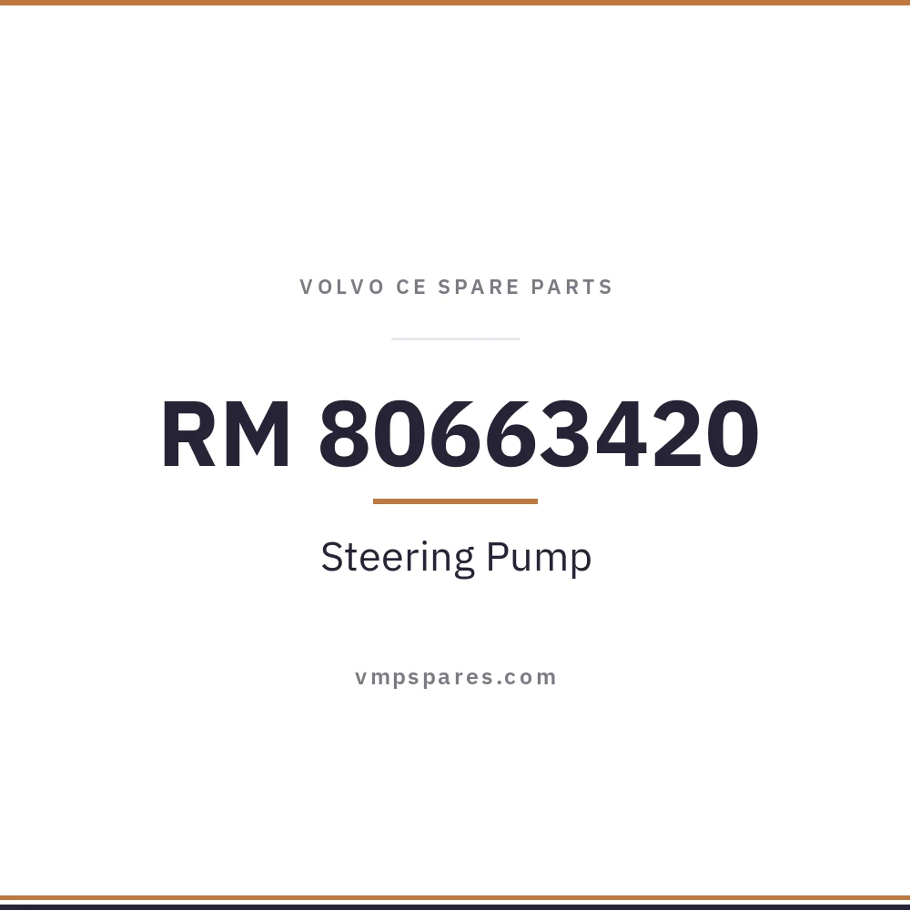 RM 80663420 – Steering Pump