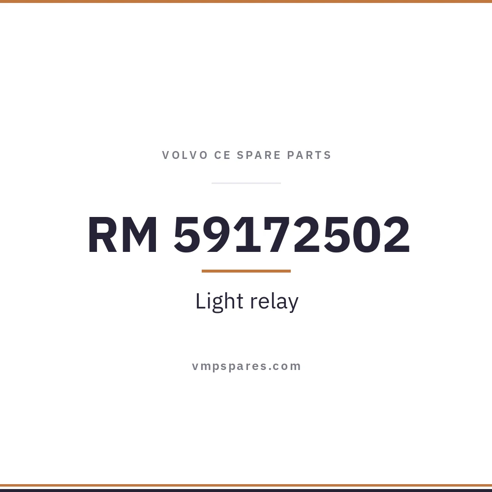 RM 59172502 – Light relay