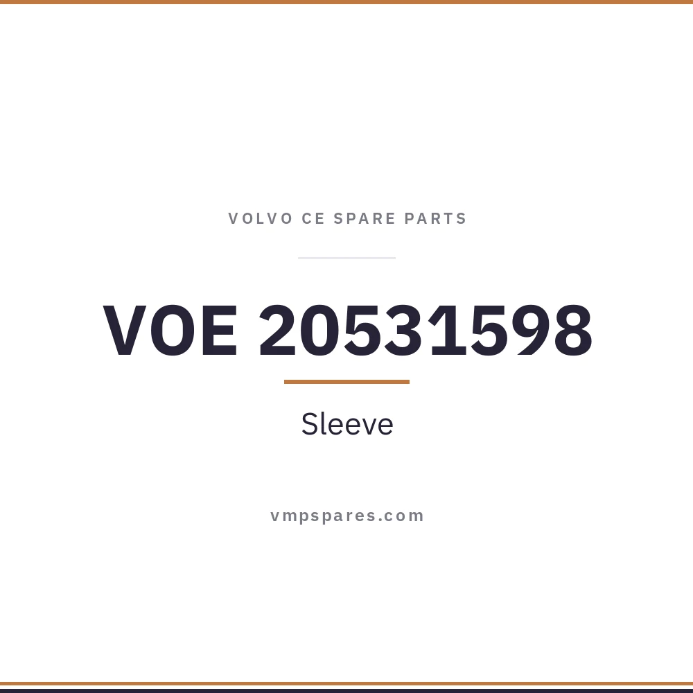VOE 20531598 – Sleeve