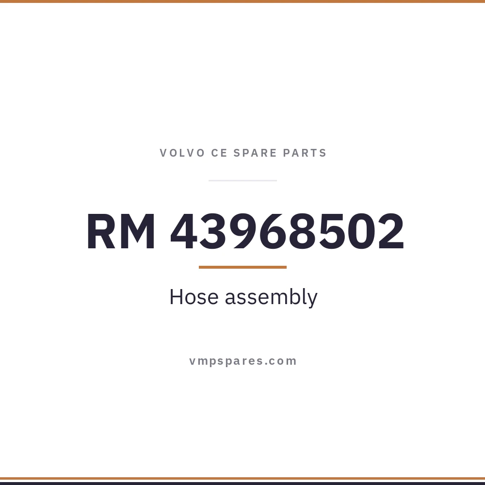 RM 43968502 – Hose assembly