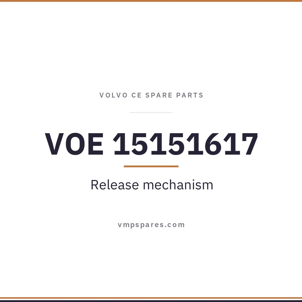 VOE 15151617 – Release mechanism