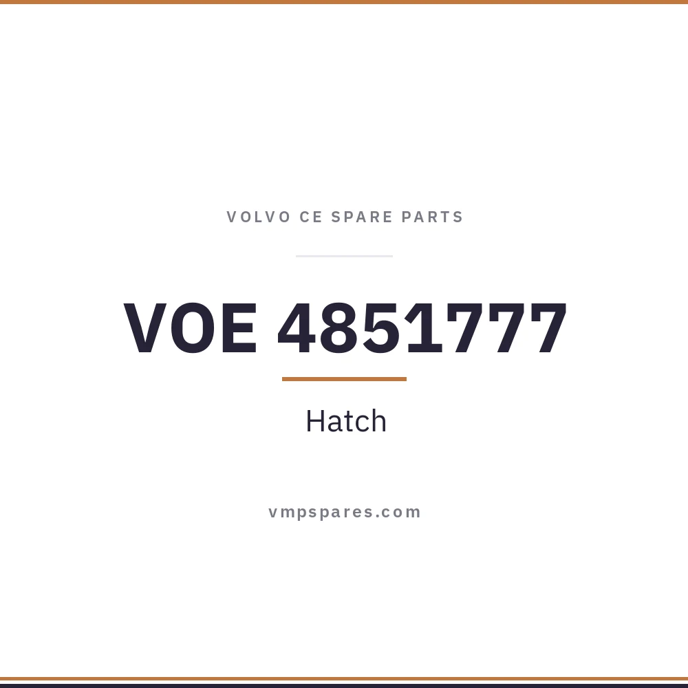 VOE 4851777 – Hatch
