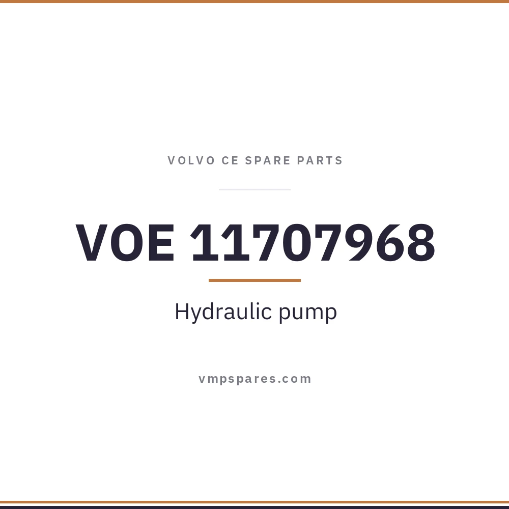 VOE 11707968 – Hydraulic pump