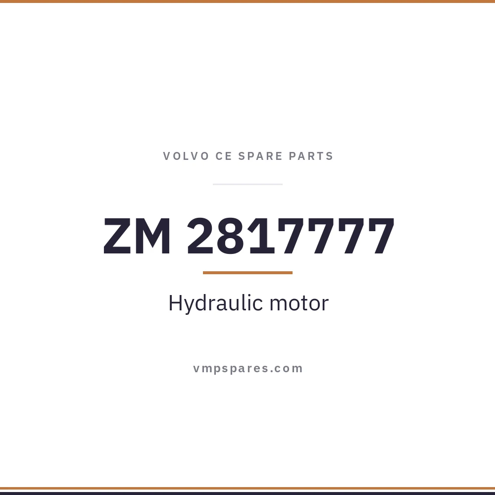ZM 2817777 – Hydraulic motor